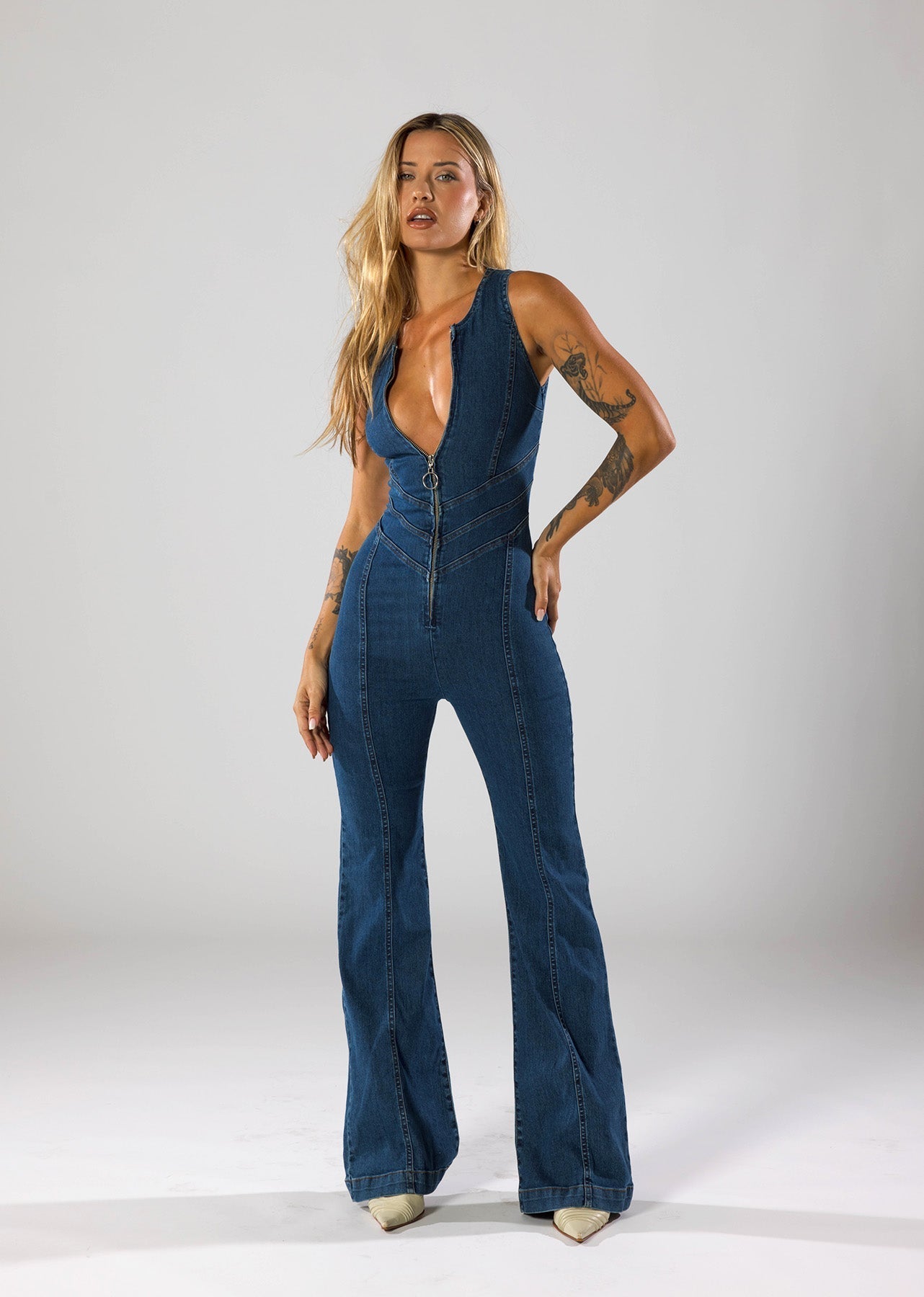 TrueDenim™| Denim Jumpsuit